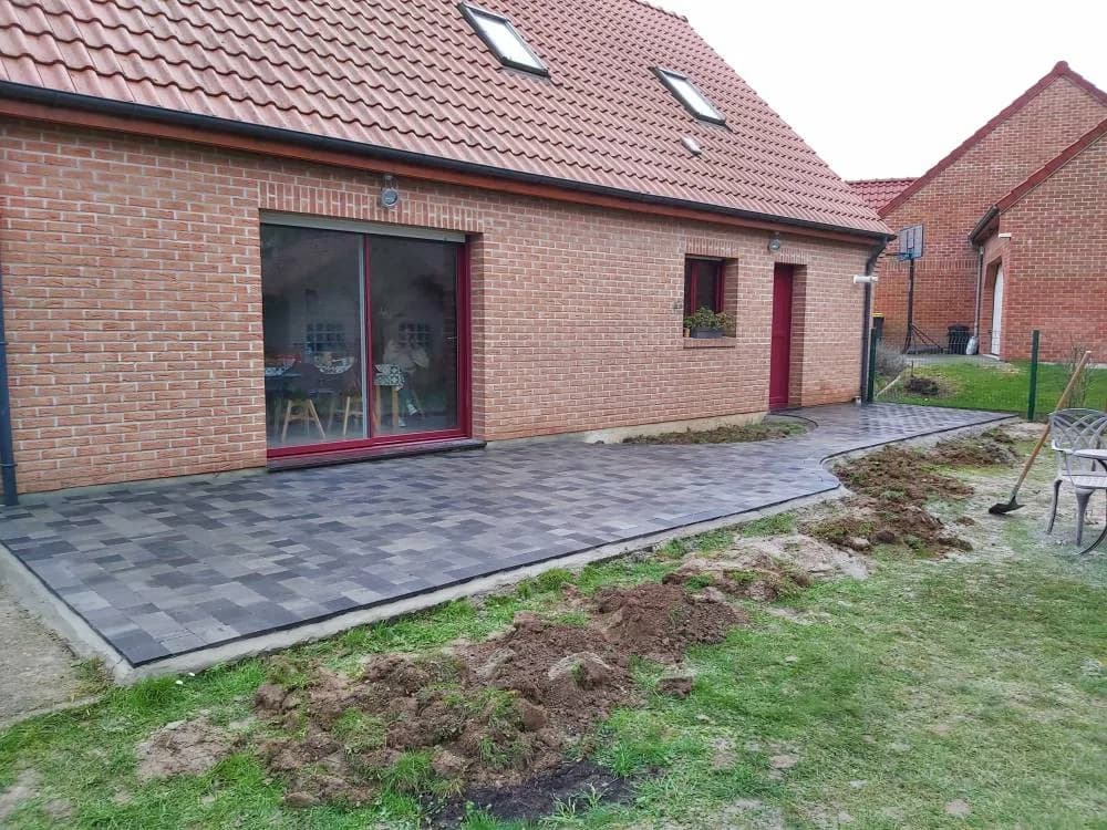 Création d'une terrasse en pavé Douai (59) — photo 4