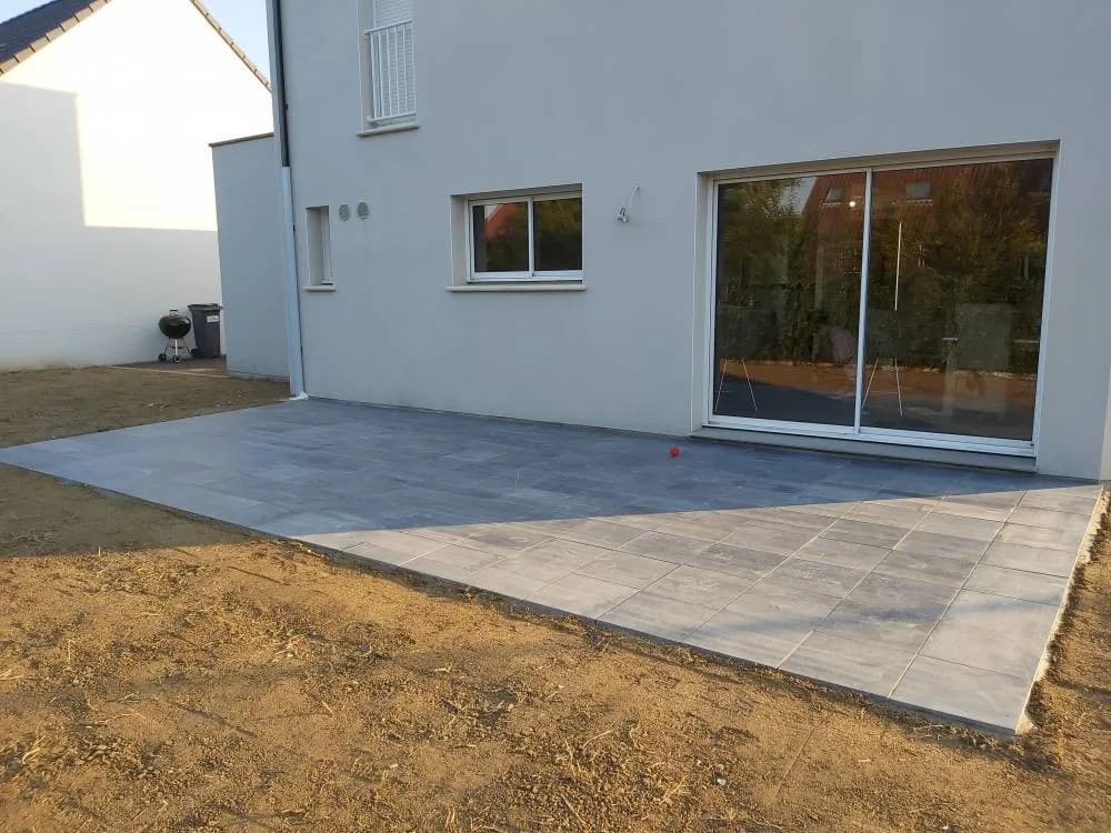 Création terrasse en dalle Douai — photo 2
