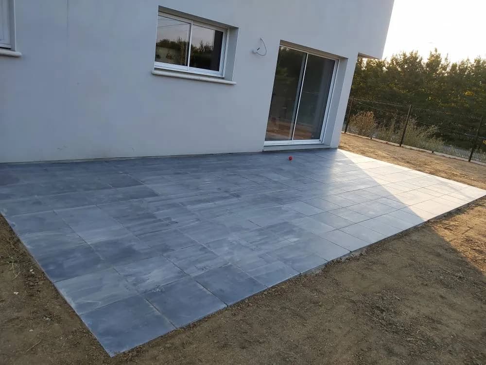 Création terrasse en dalle Douai — photo 1