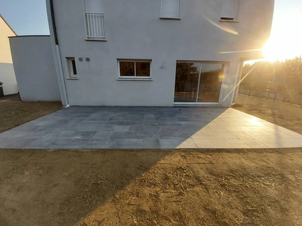 Création terrasse en dalle Douai