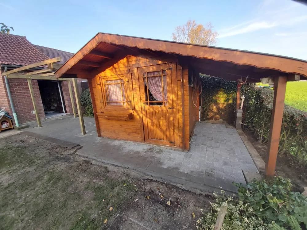 Pavage terrasse & création pergola Noyelles-Godault (62)