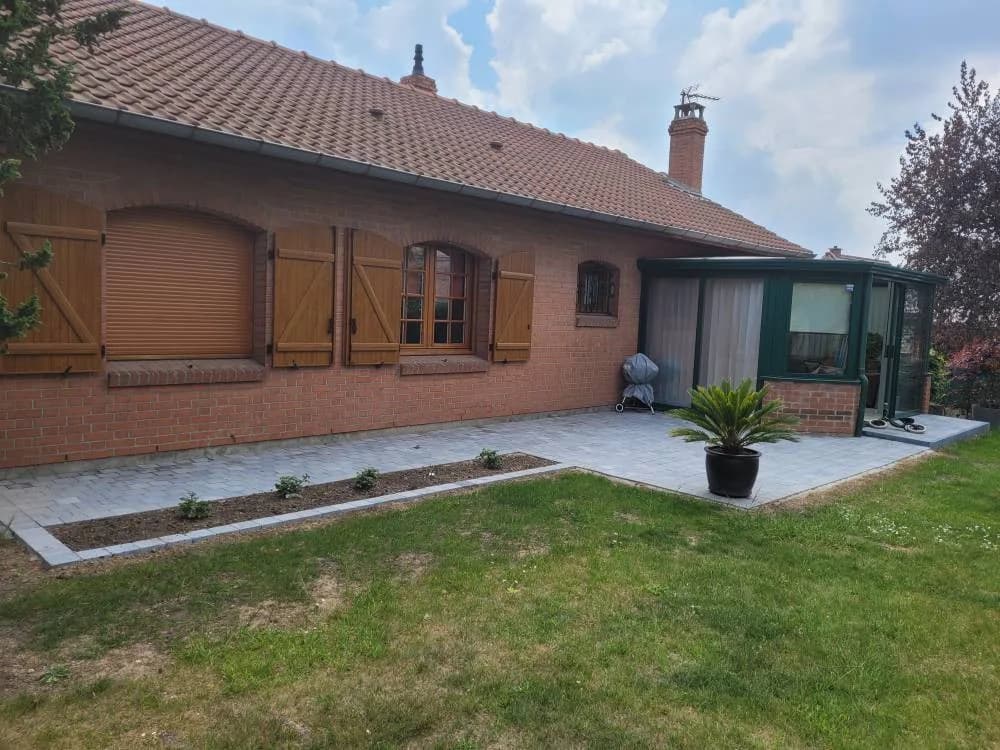 Création terrasse Douai (59)