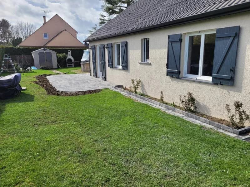 Création terrasse pavés Douai (59) — photo 1