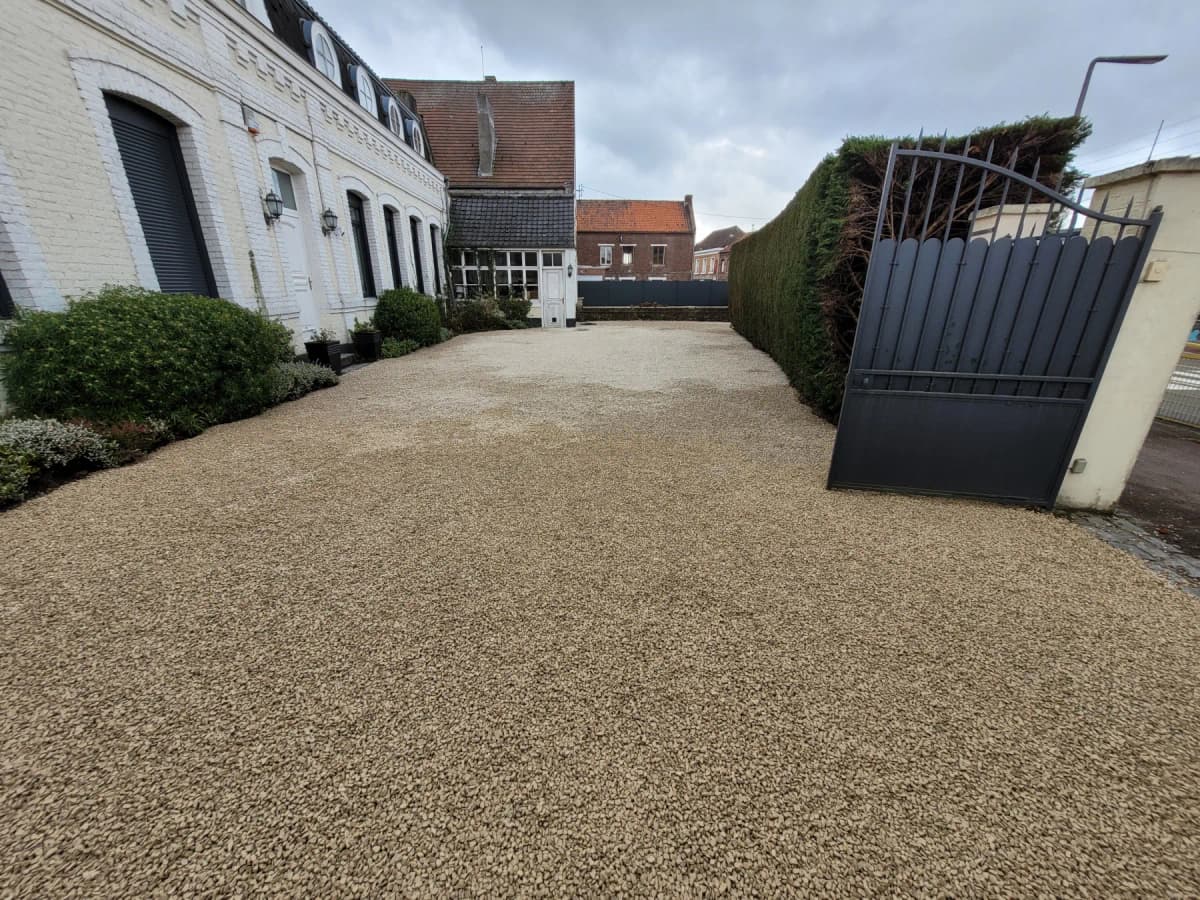 Terrasse pavés et dallage à Dechy — photo 1