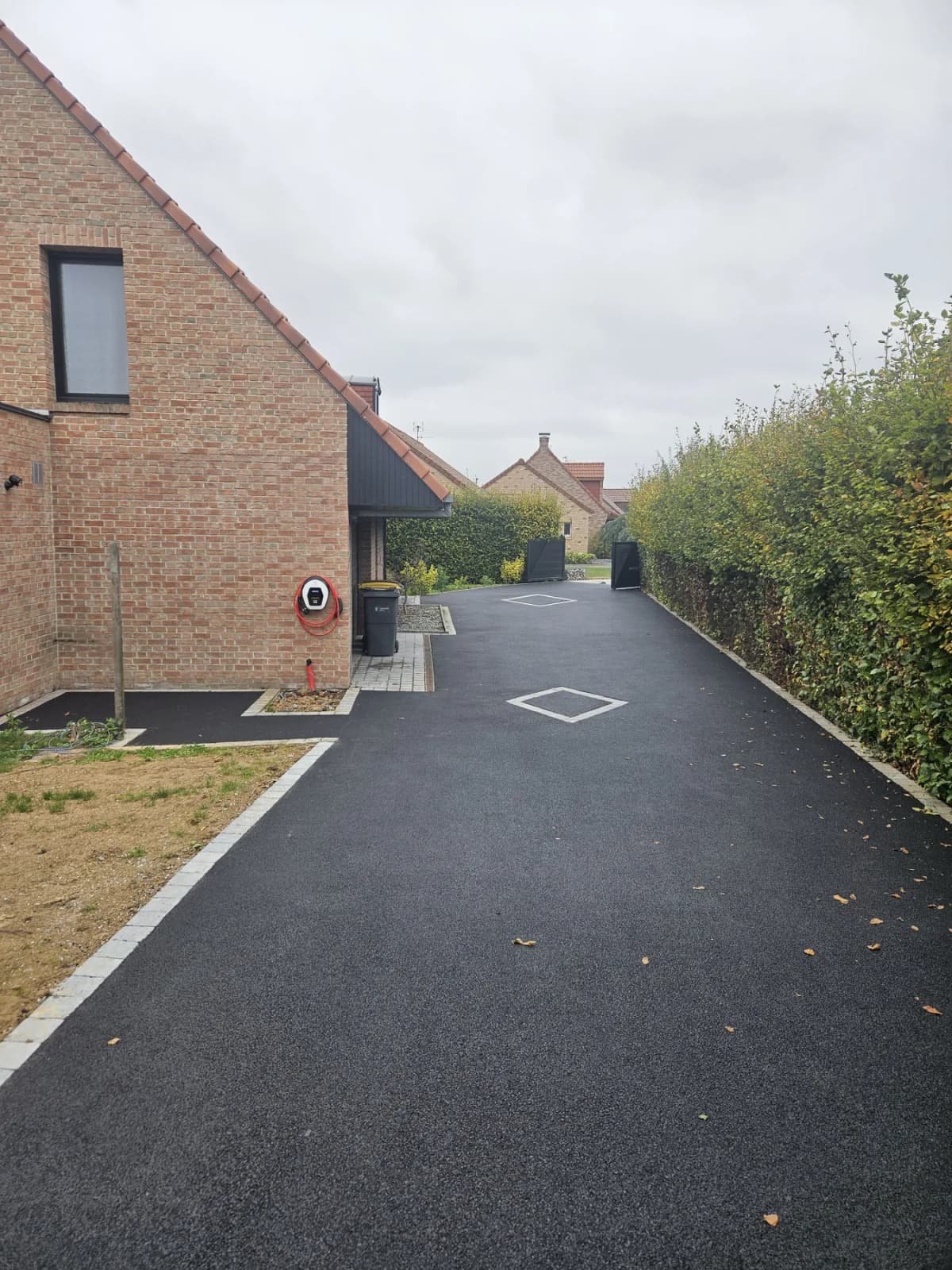 Création d'un enrobé et pavage pierre bleue — photo 3