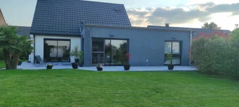 Création terrasse pierres bleues Douai (59) — photo 4