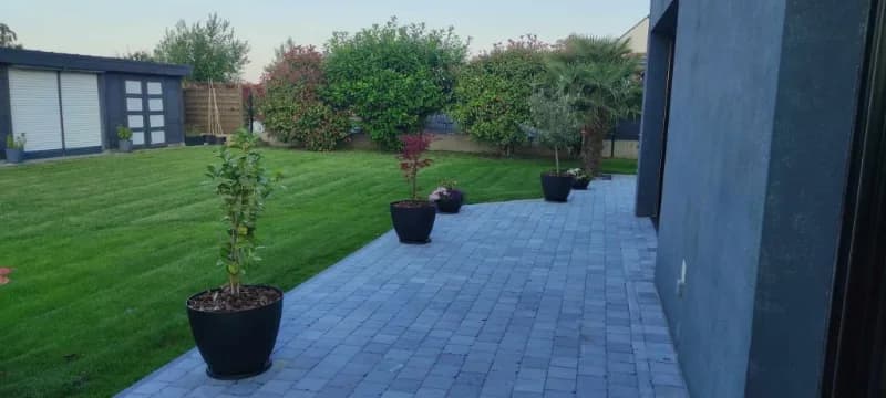 Création terrasse pierres bleues Douai (59) — photo 3