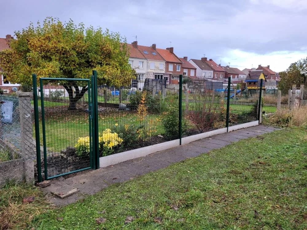 Pose de clôture et portillon Douai